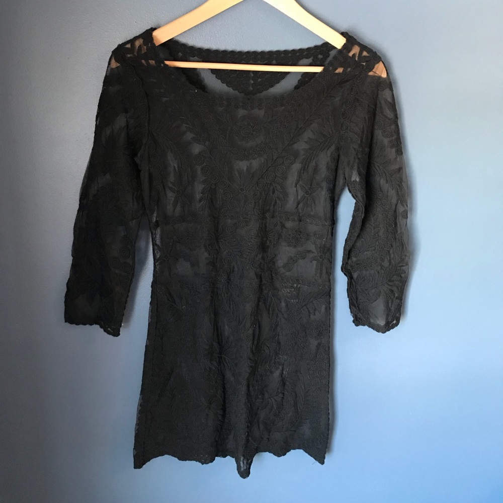 Black Lace Dress